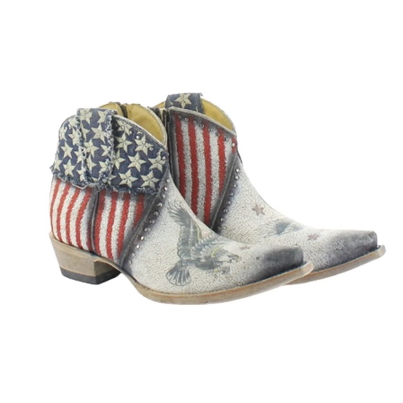 Old Gringo Yippe Ki Yay “United Jorie” Ankle Boots - Picture 9 of 9